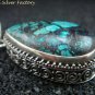 Large Sterling Silver & Azurite Gemstone Pendant SP-737-KT