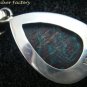 Large Sterling Silver & Azurite Gemstone Pendant SP-737-KT