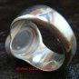 Sterling Silver Rose Quartz Cabochon Ring RI-375-KT