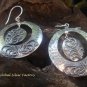 Large Sterling Silver Bali Dangle Earrings SE-242-KT