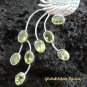 Silver Peacock & Peridot Brooch BC-127-KT