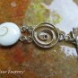 Sterling Silver Eye of Shiva Shell Bracelet SBB-444-KA