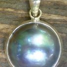 Sterling Silver and Mabes Pearl Pendant SP-762-KT