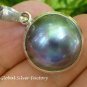 Sterling Silver and Mabes Pearl Pendant SP-762-KT