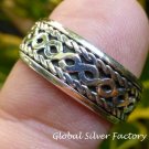 Sterling Silver Unisex Spinner Ring SR-210-KA