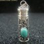 Sterling Silver Turquoise Cremation Pendant PP-447-KT