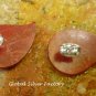Red Coral Dragonfly Earrings in Sterling Silver ER-785-KT