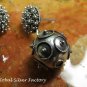 Silver Balinese Design Dangle Earrings SE-263-KA
