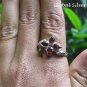 Sterling Silver and Garnet Gemstone Ring RI-607-KA