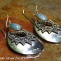 Sterling Silver and Larimar Earrings ER-787-NY