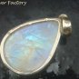 Silver and Rainbow Moonstone Pendant SP-744-PT