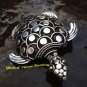 Sterling Silver Antique Look Turtle Pin Pendant BC-169-KT
