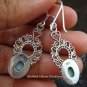 925 Silver Bali Design Larimar Earrings ER-570-NY