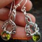 Sterling Silver Peridot Earrings ER-584-PS