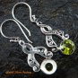 Sterling Silver Peridot Earrings ER-584-PS