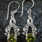 Sterling Silver Peridot Earrings ER-584-PS