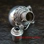 Large 925 Silver Black Onyx Cremation Pendant PP-363-KT