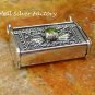 Silver and Peridot Prayer Box Locket Pendant LP-236-KA