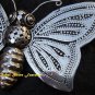 Sterling Silver Butterfly Engraved Pin Pendant BC-168-KT