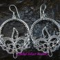 Sterling Silver Filigree Bali Earrings w/ Beads & Tribal Pattern SE-192-KT
