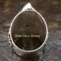 Large Silver & Larimar Gemstone Ring RI-312-KT