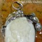 Sterling Silver and Blue Topaz Lady Cameo Pendant BP-176-KT