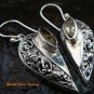 925 Sterling Silver Bali Citrine Designer Earrings ER-589-KT