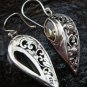 925 Sterling Silver Bali Citrine Designer Earrings ER-589-KT