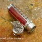 Sterling Silver Red Coral Cremation, Perfume Pendant PP-163-KT