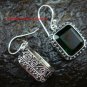 925 Silver Green Quartz Earrings ER-609-KT