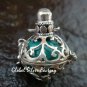 925 Silver Rainbow Moonstone Harmony Ball Pendant HB-360-KT