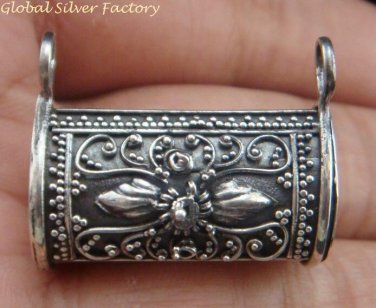 Sterling Silver Bali Locket / Prayer Box Pendant LP-215-KT