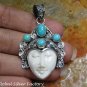 Sterling Silver and Turquoise Goddess Pendant GDP-1284-KT