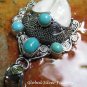 Sterling Silver and Turquoise Goddess Pendant GDP-1284-KT