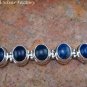 Nine Lapis Lazuli Adjustable Tennis Bracelet in 925 Silver SBB-419-KT