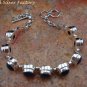 Nine Lapis Lazuli Adjustable Tennis Bracelet in 925 Silver SBB-419-KT