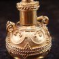 Sterling Silver & 22kt Gold Plated Cremation/Perfume Pendant w/Gem GPP-105-KT