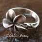 Sterling Silver Tropical Frangipani/ Plumeria Ring SR-155-KT