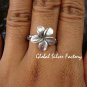 Sterling Silver Tropical Frangipani/ Plumeria Ring SR-155-KT