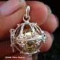 Silver Cage Harmony Chime Ball Pendant HB-310-KT