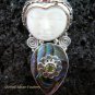 925 Silver Paua Shell & Mix Gems Goddess Pendant GDP-1004-PS