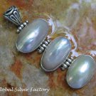 Sterling Silver and Mabes Pearl Pendant SP-801-KA