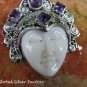 Sterling Silver and Amethyst Goddess Pendant GDP-1283-KT
