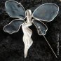XL Silver & Paua Shell Angel Brooch Pendant BC-117-KT