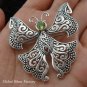 925 Silver Peridot Butterfly Brooch BC-118-KT