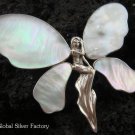 925 Silver Mop Angel Brooch Pendant BC-121-KT