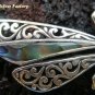 Silver Shell Amethyst Dragonfly Pendant Brooch BC-110-PS
