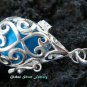 Silver Blue Teardrop Harmony Ball Pendant HB-320-KT