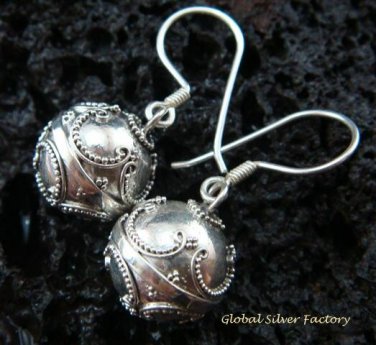 925 Silver Chime Ball Earrings CBE-151-KT