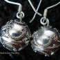 925 Silver Chime Ball Earrings CBE-151-KT